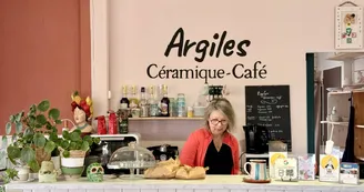 Argiles café céramiques comptoir