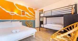 Au Bon Landais chambre jaune 4