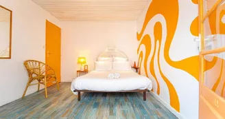 Au Bon Landais chambre jaune 6