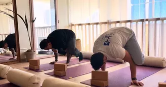 Fusion Yoga café posture 2